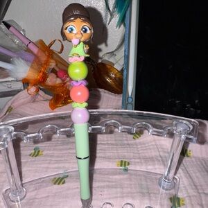 Colorful beads Fru Fru Character Pen